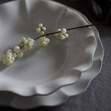 Costa Nova Assiettes creuses / Assiettes à pâtes Rosa White ø 25 cm - 6 pièces