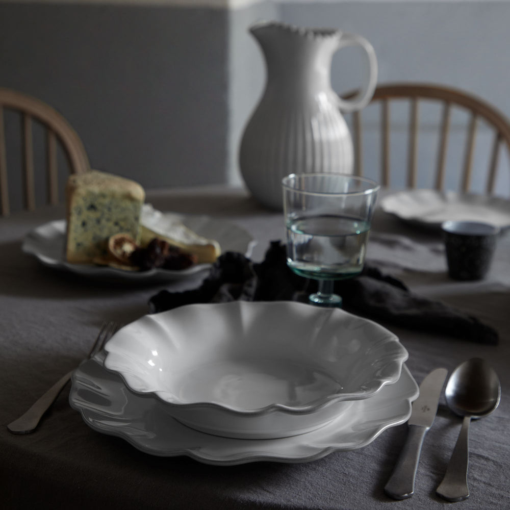 Costa Nova Assiettes à dîner Rosa White ø 28 cm - 6 pièces