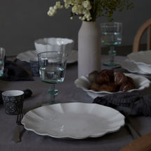 Costa Nova Assiettes à dîner Rosa White ø 28 cm - 6 pièces
