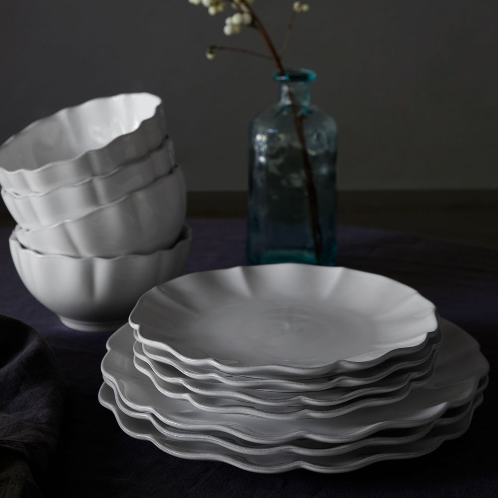 Costa Nova Assiettes à petit déjeuner / Assiettes à dessert Rosa White ø 22 cm - 6 pièces
