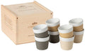 Tasses à espresso Costa Nova Grespresso Nature 80 ml - 8 pièces - Coffret cadeau