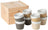 Tasses à café Costa Nova Grespresso Nature 190 ml - 8 pièces - Coffret cadeau