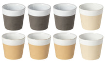 Tasses à café Costa Nova Grespresso Nature 190 ml - 8 pièces - Coffret cadeau