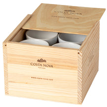 Tasses à espresso Costa Nova Grespresso Nature 80 ml - 8 pièces - Coffret cadeau
