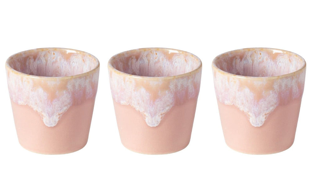 Costa Nova Tasses à espresso Grespresso Rose doux 80 ml - 3 pièces