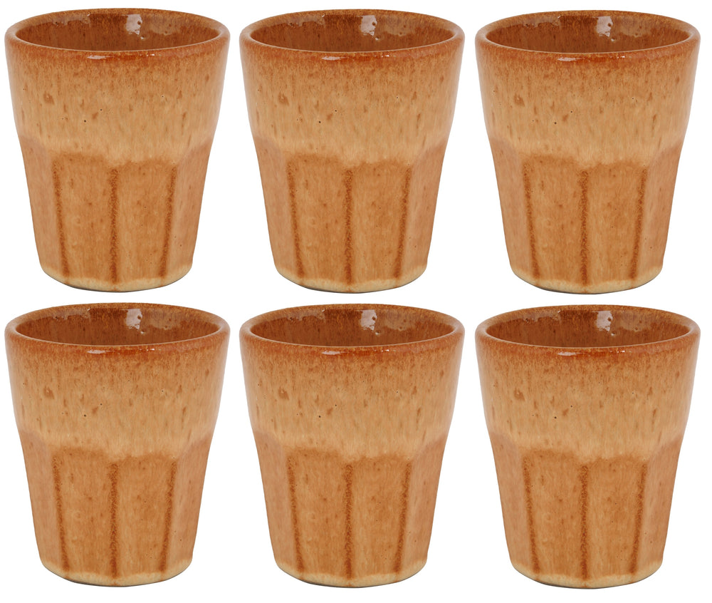 Tasses à Cappuccino Cosy & Trendy Bistro Jaune moutarde 290 ml - 6 pièces