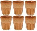 Tasses à Cappuccino Cosy & Trendy Bistro Jaune moutarde 290 ml - 6 pièces