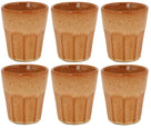 Tasses à Cappuccino Cosy & Trendy Bistro Jaune moutarde 290 ml - 6 pièces