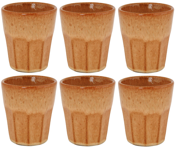 Tasses à Cappuccino Cosy & Trendy Bistro Jaune moutarde 290 ml - 6 pièces