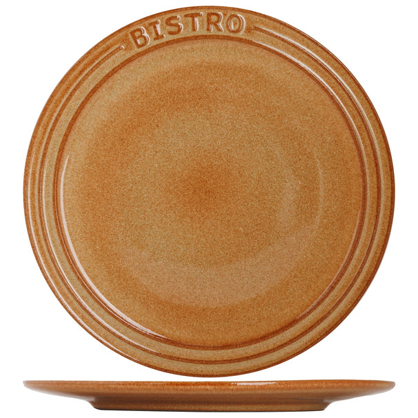 Assiettes plates Cosy & Trendy Bistro Mustard Yellow ø 28 cm - 6 pièces