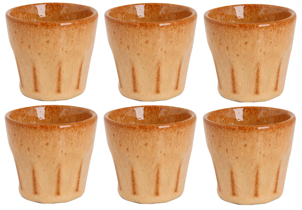 Tasses à espresso Cosy & Trendy Bistro Mustard Yellow 90 ml - 6 pièces