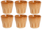 Tasses à espresso Cosy & Trendy Bistro Mustard Yellow 90 ml - 6 pièces