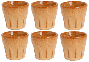 Tasses à espresso Cosy & Trendy Bistro Mustard Yellow 90 ml - 6 pièces