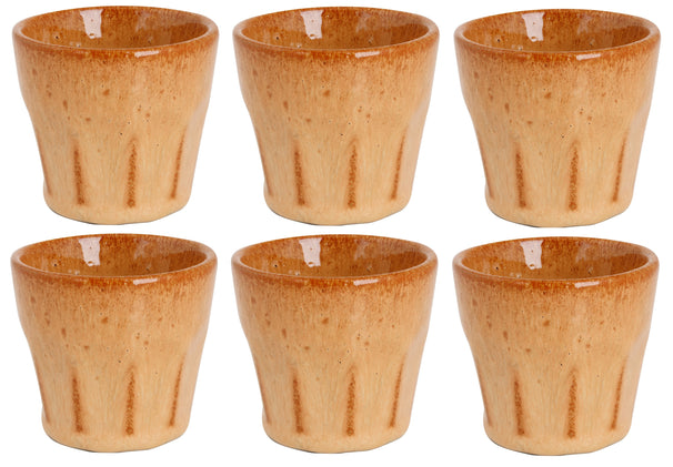 Tasses à espresso Cosy & Trendy Bistro Mustard Yellow 90 ml - 6 pièces