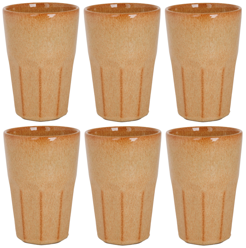Tasses à Latte Macchiato Cosy & Trendy Bistro Mustard Yellow 450 ml - 6 pièces
