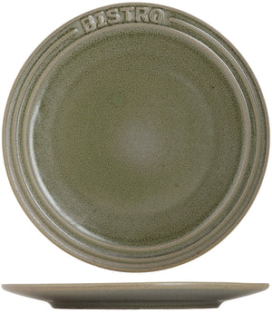 Assiettes plates Cosy & Trendy Bistro Thyme Green ø 28 cm - 6 pièces