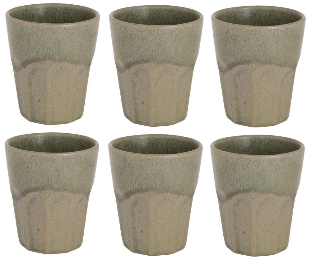 Tasses à Cappuccino Cosy & Trendy Bistro Thyme Green 290 ml - 6 pièces