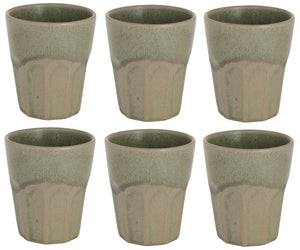 Tasses à Cappuccino Cosy & Trendy Bistro Thyme Green 290 ml - 6 pièces