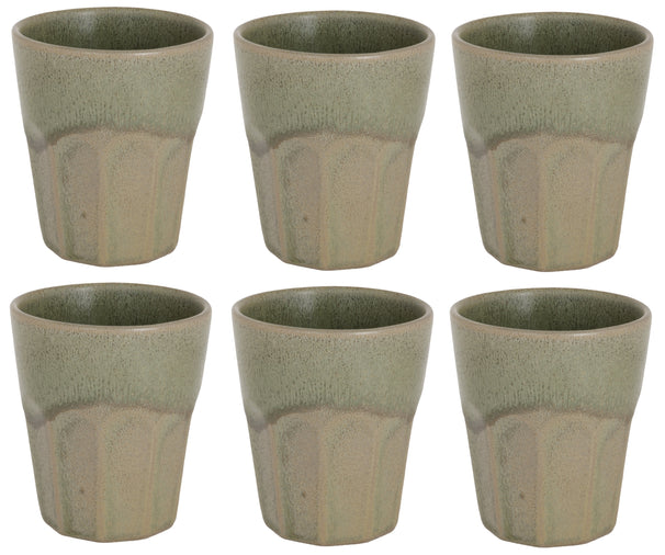 Tasses à Cappuccino Cosy & Trendy Bistro Thyme Green 290 ml - 6 pièces