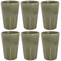 Tasses à latte macchiato Cosy & Trendy Bistro Thyme Green 450 ml - 6 pièces