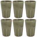 Tasses à latte macchiato Cosy & Trendy Bistro Thyme Green 450 ml - 6 pièces