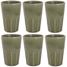 Tasses à latte macchiato Cosy & Trendy Bistro Thyme Green 450 ml - 6 pièces