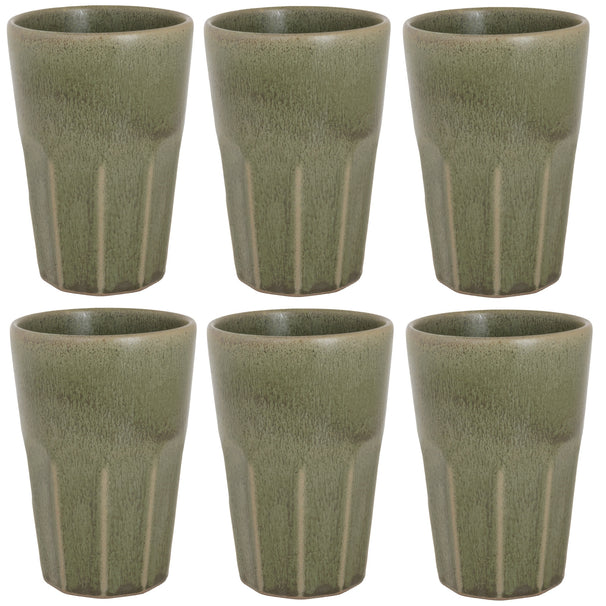 Tasses à latte macchiato Cosy & Trendy Bistro Thyme Green 450 ml - 6 pièces