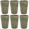 Tasses à latte macchiato Cosy & Trendy Bistro Thyme Green 450 ml - 6 pièces