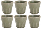 Tasses à espresso Cosy & Trendy Bistro Thyme Green 90 ml - 6 pièces