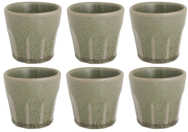 Tasses à espresso Cosy & Trendy Bistro Thyme Green 90 ml - 6 pièces