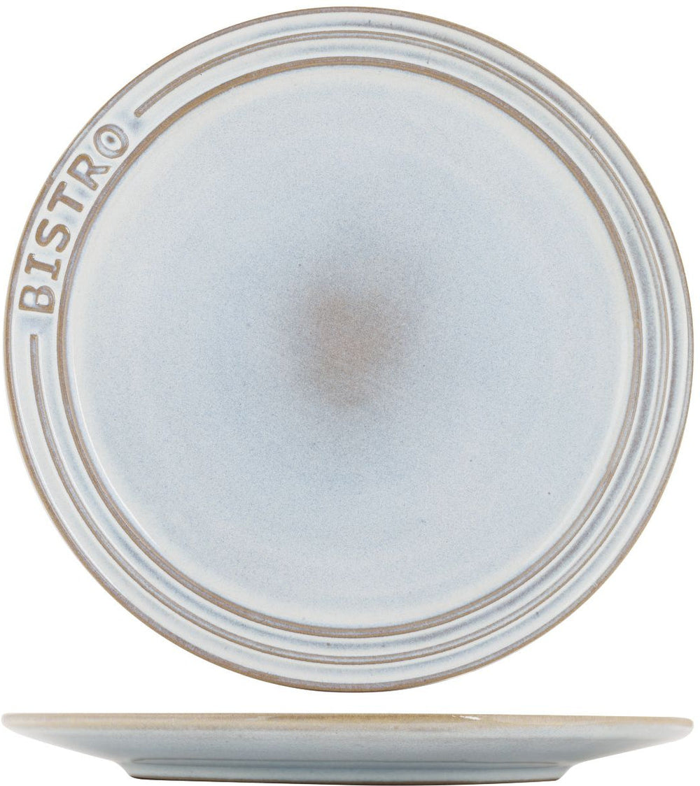 Assiettes plates Cosy & Trendy Bistro Vintage White ø 28 cm - 6 pièces