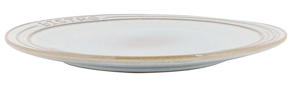 Assiettes plates Cosy & Trendy Bistro Vintage White ø 28 cm - 6 pièces