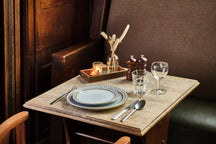 Assiettes plates Cosy & Trendy Bistro Vintage White ø 28 cm - 6 pièces