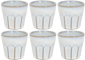 Tasses à espresso Cosy & Trendy Bistro Vintage White 90 ml - 6 pièces