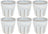 Tasses à espresso Cosy & Trendy Bistro Vintage White 90 ml - 6 pièces