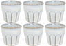 Tasses à espresso Cosy & Trendy Bistro Vintage White 90 ml - 6 pièces