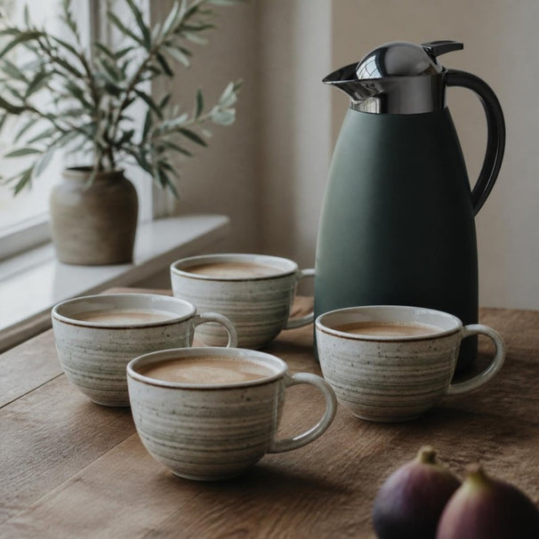 Cosy & Trendy Mugs Sintra Ivy Green 350 ml - 4 pièces