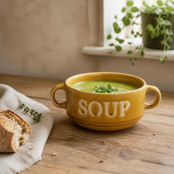 Cosy & Trendy Bols à soupe / Bols Soup Ocre ø 12 cm / 450 ml - 4 pièces
