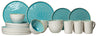 Ensemble de vaisselle Cosy & Trendy - 6 personnes - Laguna Azzurro - 24 pièces
