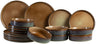 Set de vaisselle Cosy & Trendy - 6 personnes - Quintana Amber - 28 cm - 18 pièces