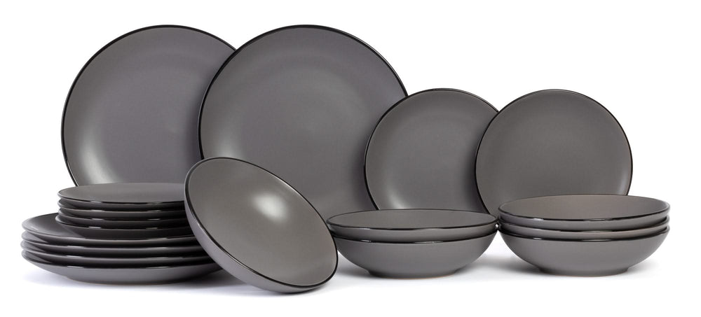 Set de vaisselle Cosy & Trendy - Service de table - Speckle - 27 cm - 18 pièces