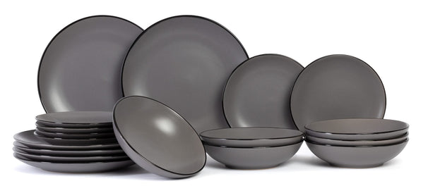Set de vaisselle Cosy & Trendy - Service de table - Speckle - 27 cm - 18 pièces