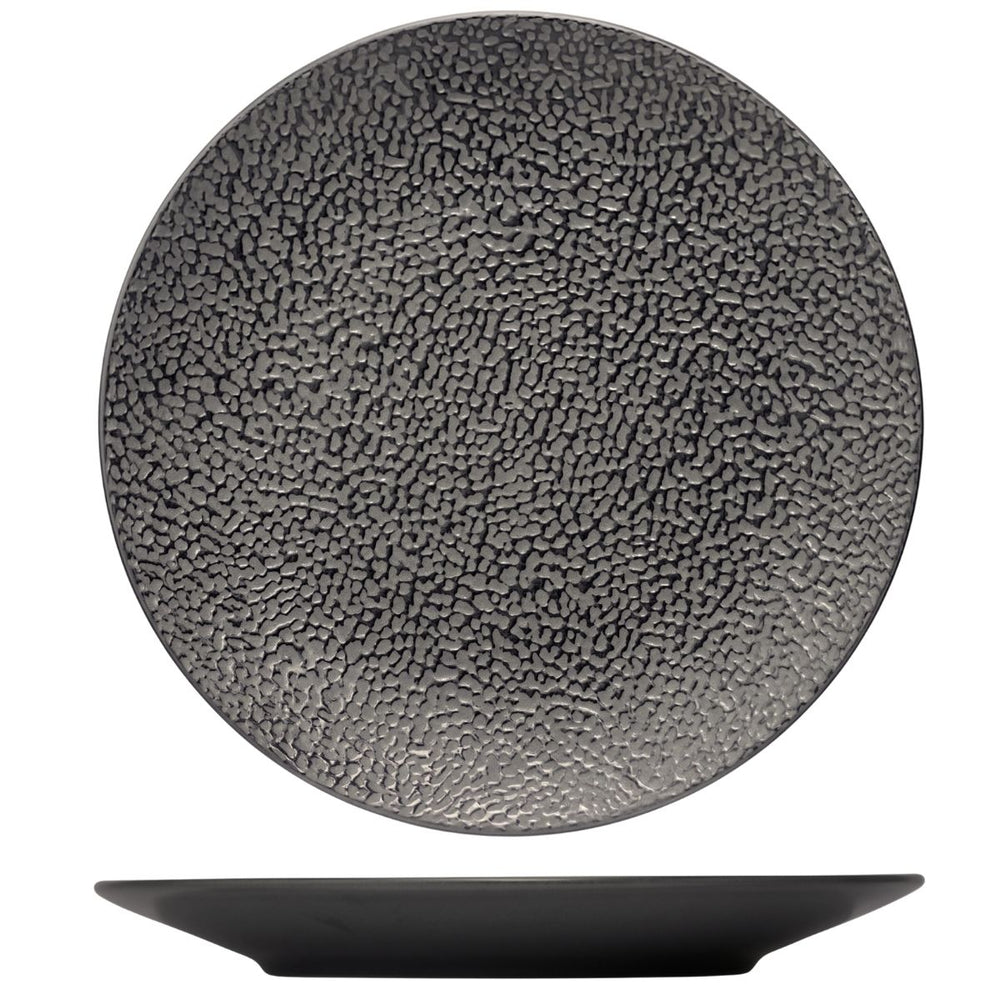 Set d'assiettes Cosy & Trendy - Porcelaine - Candy Black - 26,8 cm - 4 pièces