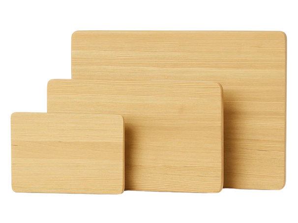 Set de planches a decouper Cookinglife - en bambou - 38/28,5/20 cm - 3 pièces