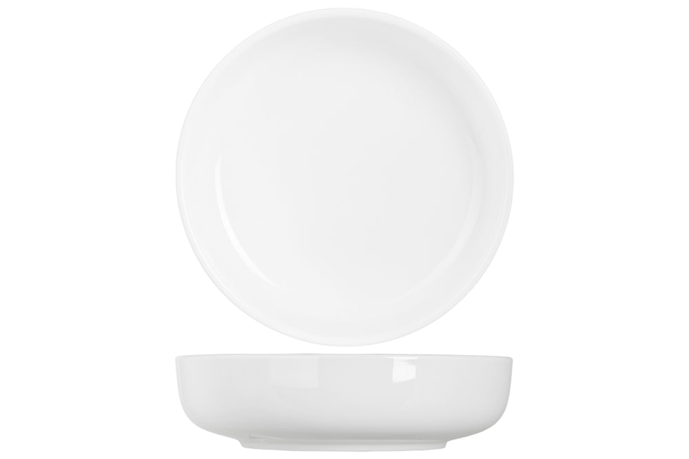 Set d'assiettes Cosy&Trendy - Assiette creuse - Moon White - Ø 19 cm - 4 pièces