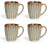 Ensemble de mugs Cosy&Trendy - en céramique - Astera Pearl - 350 ml - 4 pièces
