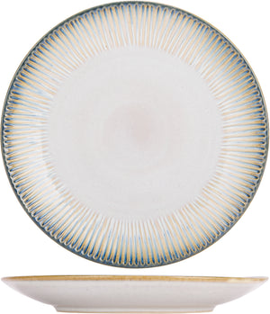 Ensemble d'assiettes de dîner Cosy&Trendy - en gres - Listra - ø25 cm - 4 pièces