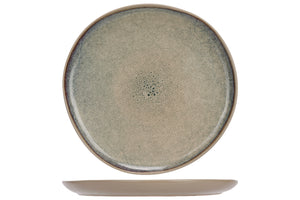 Set d'assiettes Cosy&Trendy - en gres - Oona Sand-Green - 27 cm - 6 pièces