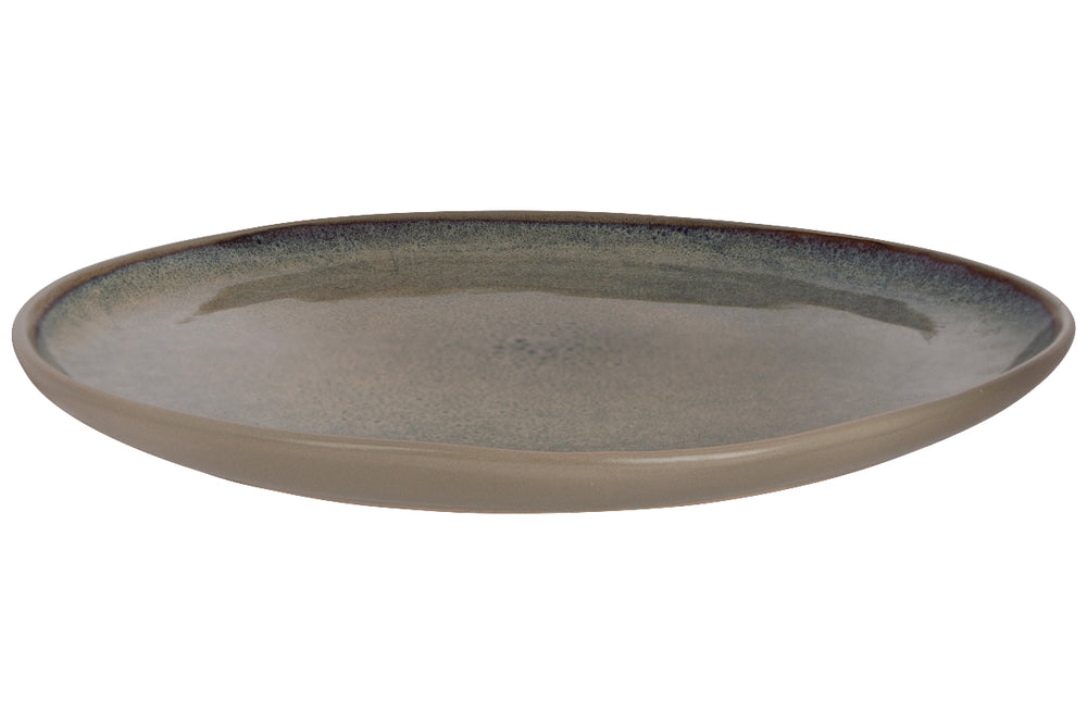 Set d'assiettes Cosy&Trendy - en gres - Oona Sand-Green - 27 cm - 6 pièces