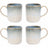 Ensemble de mugs Cosy & Trendy - Mugs a cafe - Listra Ocean - 390 ml - 4 pièces